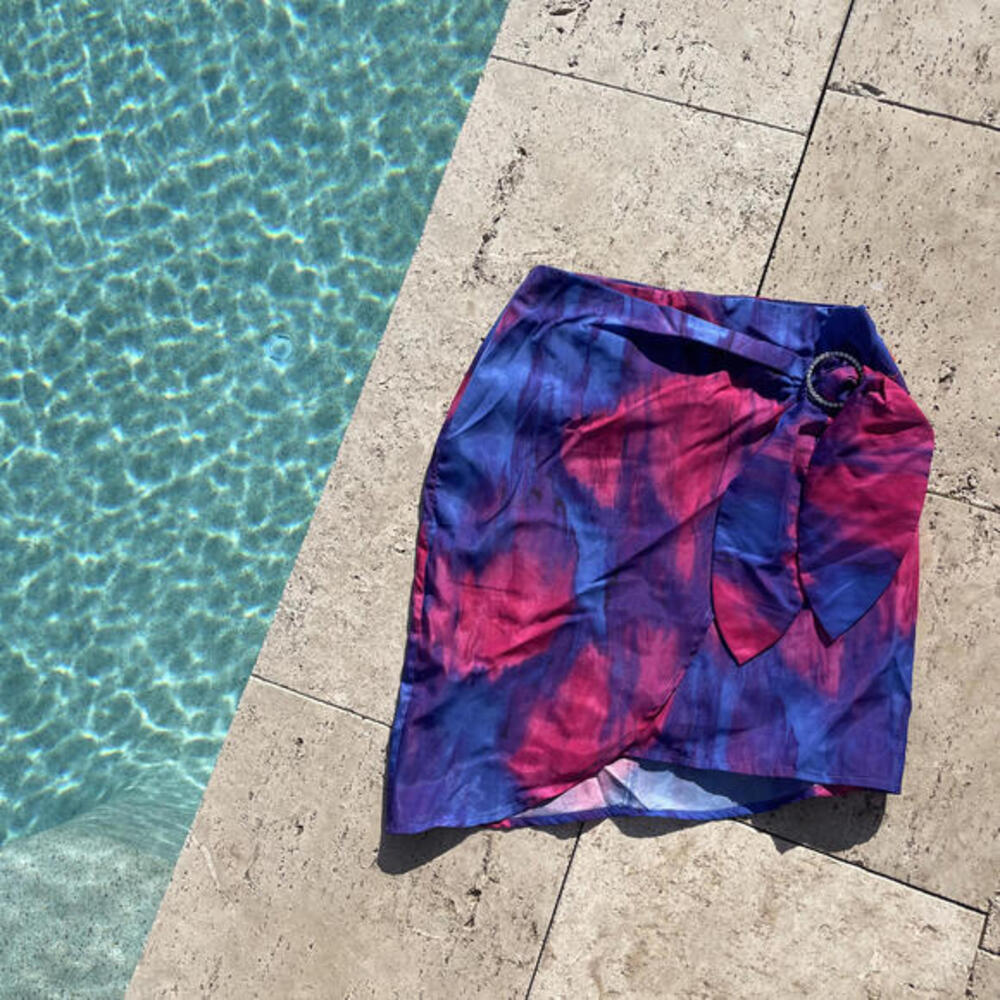 Majorelle HooverTie-Dye Mini Skirt - XXS